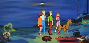 Scooby Doo Original Production Pan Cel With Matching Drawing
