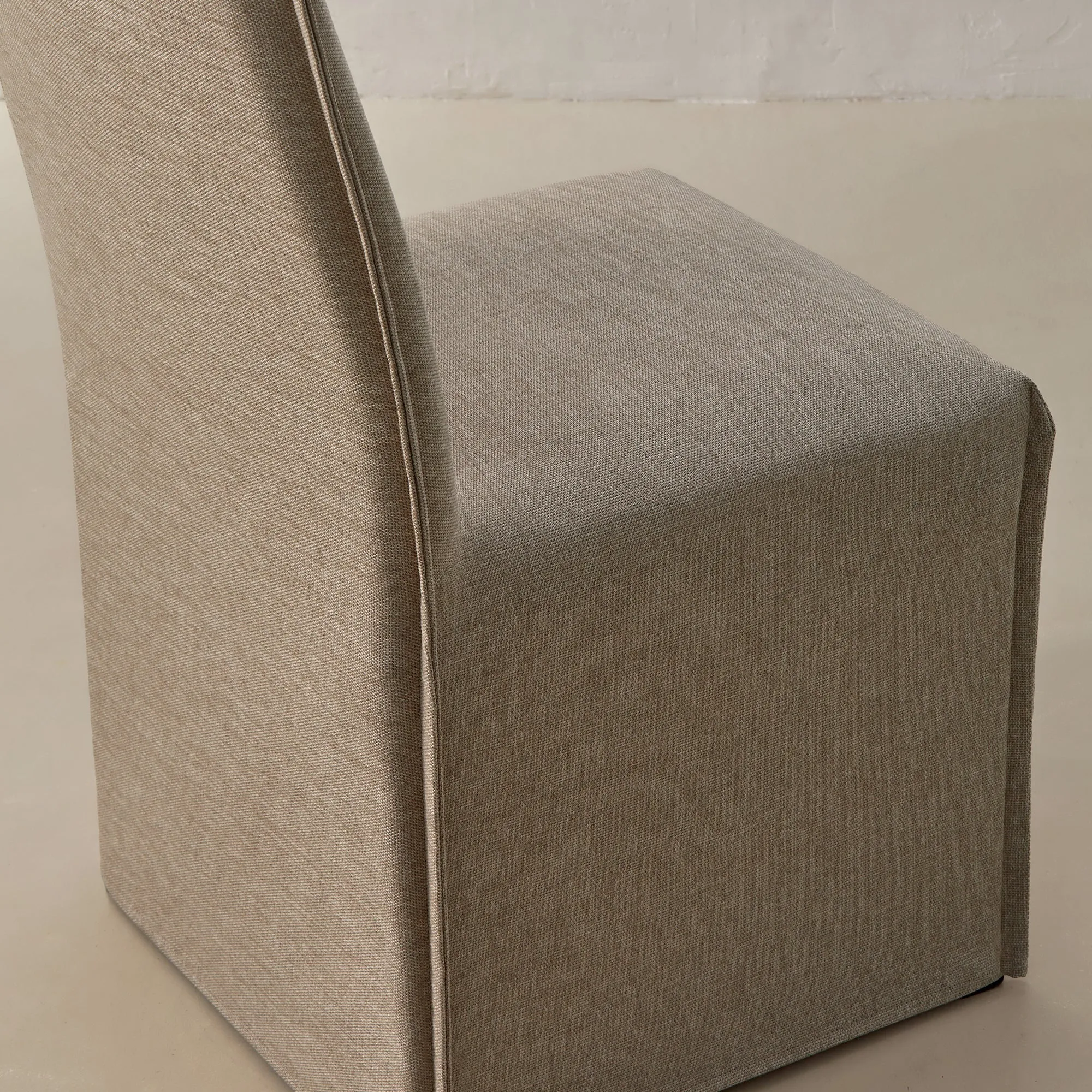 Slipcover Only - Washable Upholstered Dining Chair | 19” Back Height in Oat