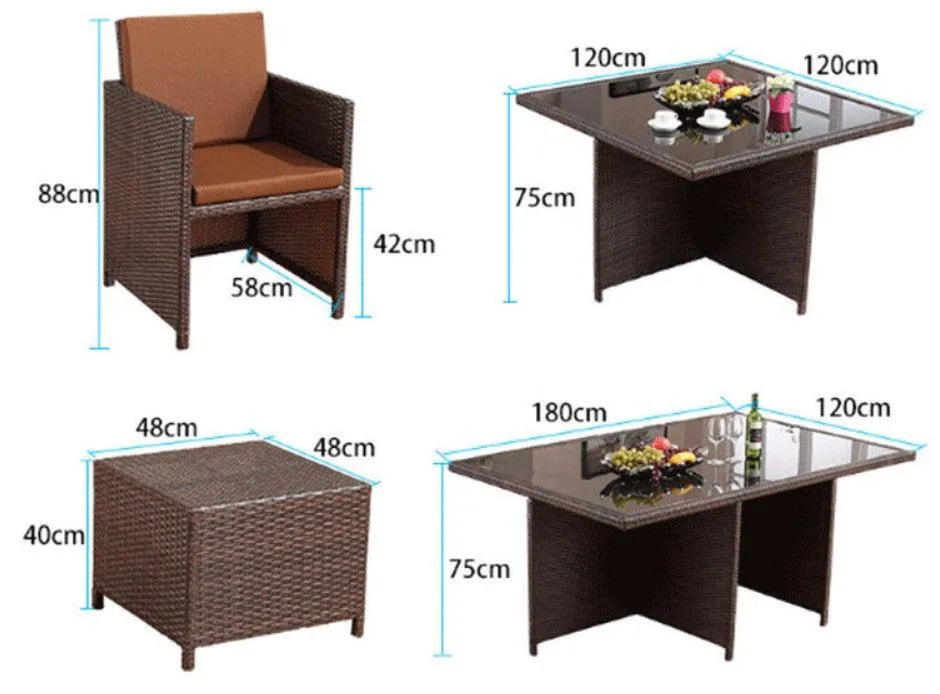 Space Saving Outdoor Furniture  Set | GRACE