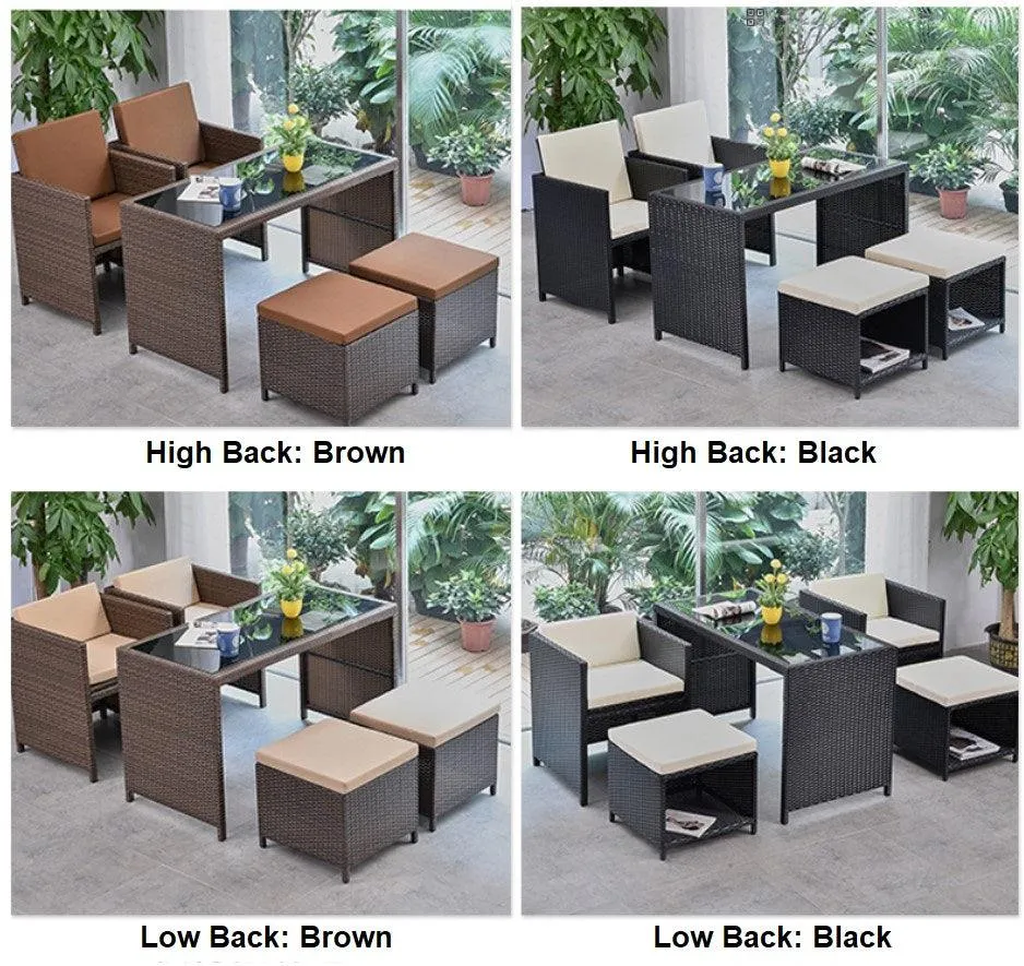 Space Saving Outdoor Furniture  Set | GRACE
