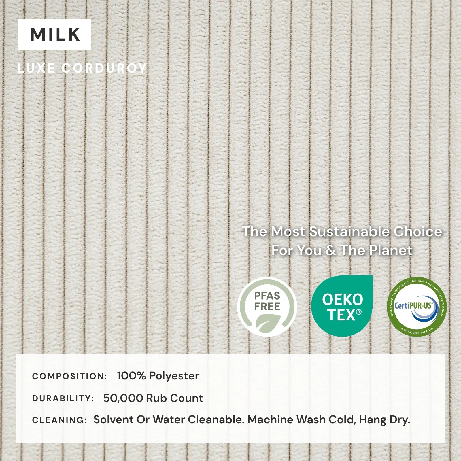 Square Performance Accent Pillow 22 x 22 in Milk
