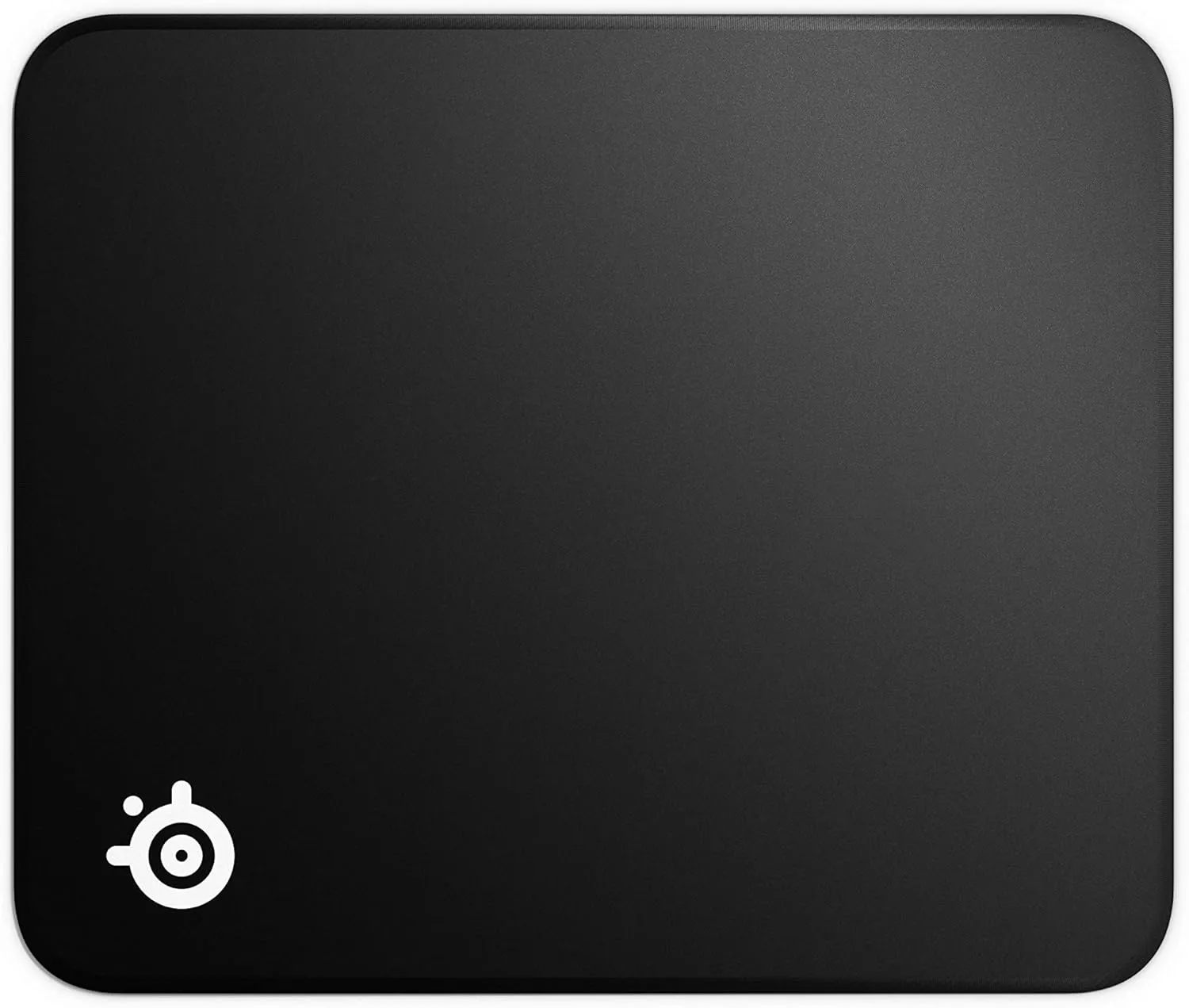 SteelSeries QcK Gaming Mouse Pad - Medium Stitched Edge Cloth - Extra Durable - Optimized For Gaming Sensors - Black