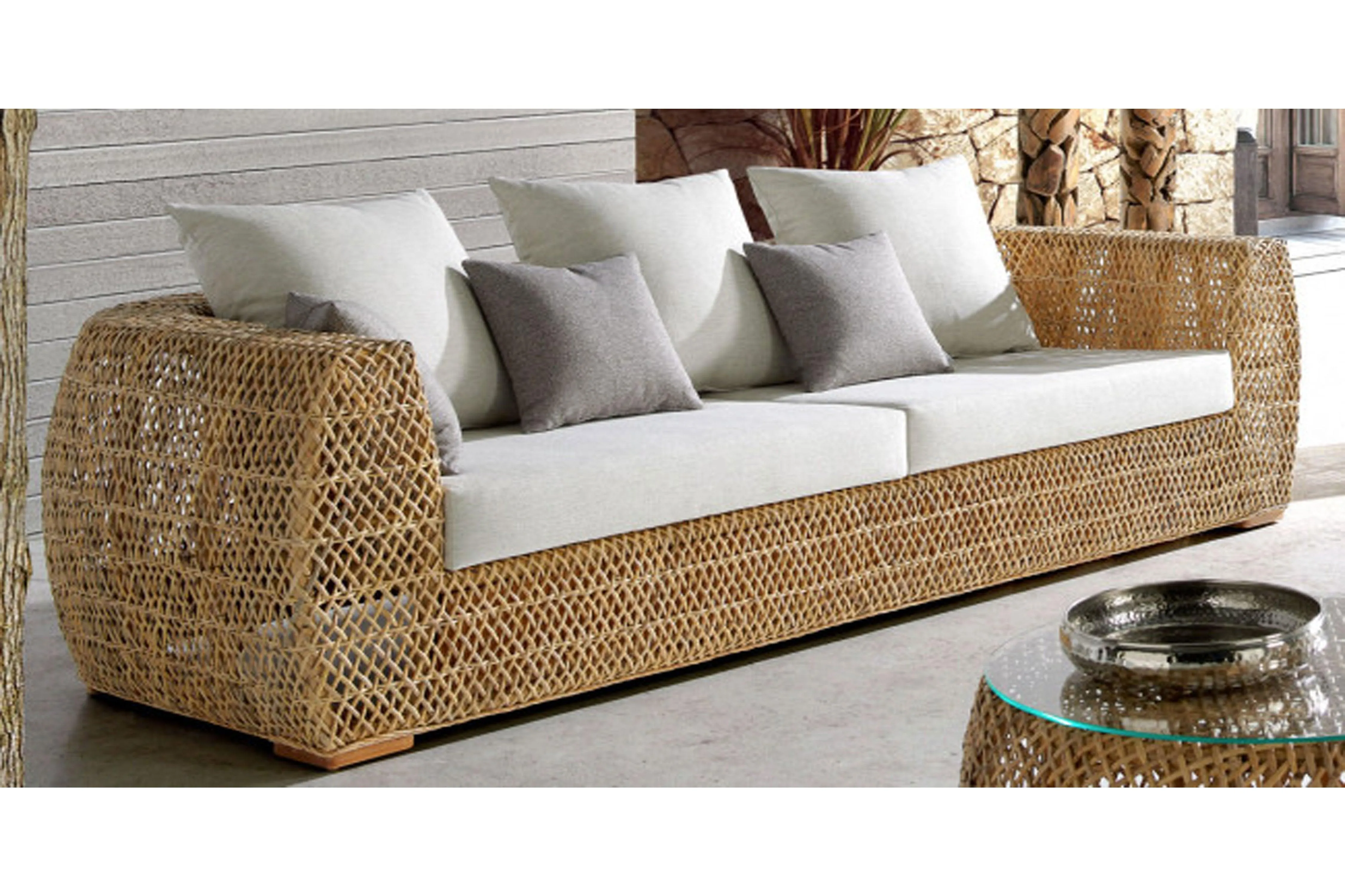 Sumatra Sofa w/beige cushion