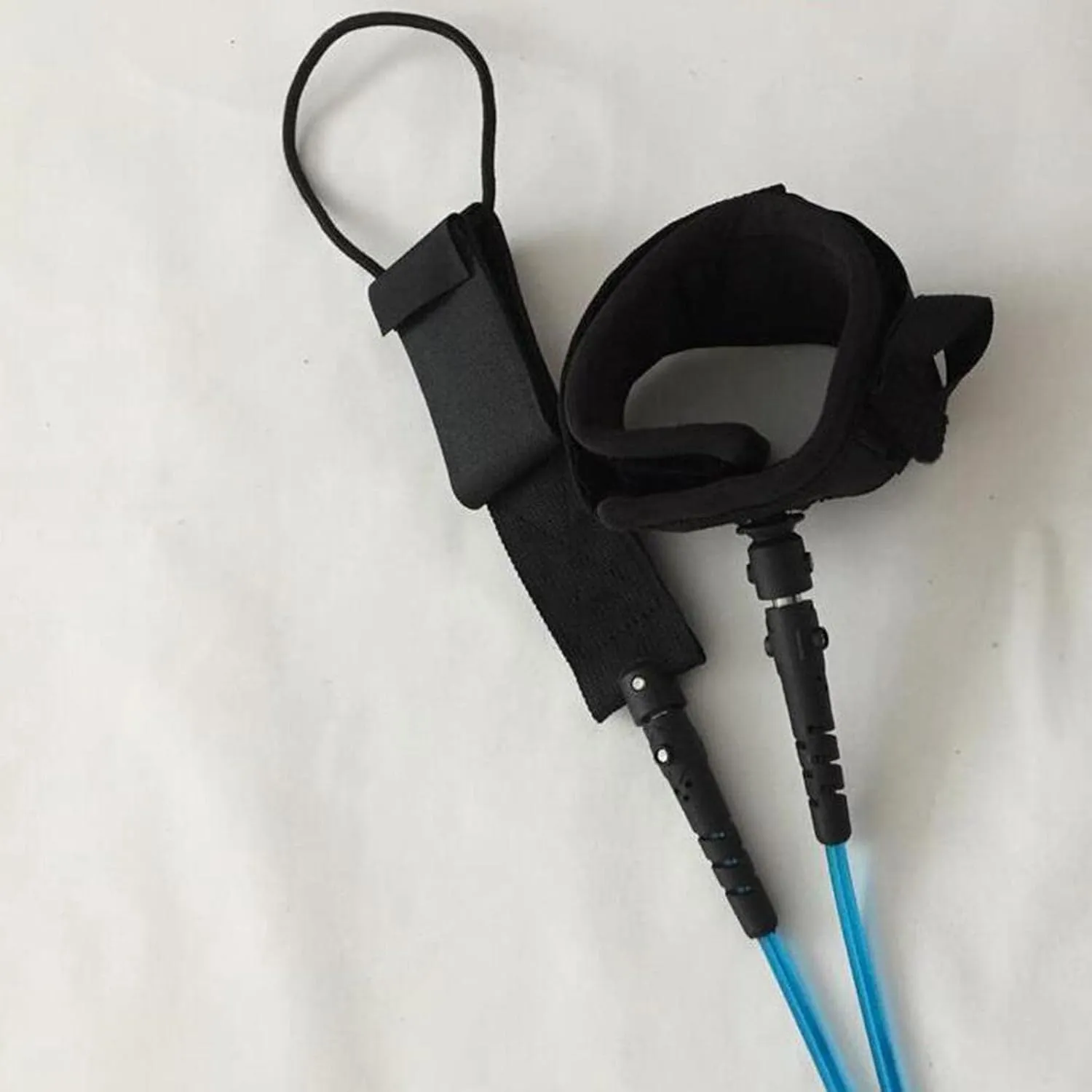Surfboard Leash, Elastic Cord Surf Board Leg Rope Straight Stand Up Paddle Board Leash, Wrist Strap for Stand Up Paddle Boards, Water Sports