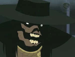 The New Batman Adventures Original Production Cel on Original Background: Scarecrow