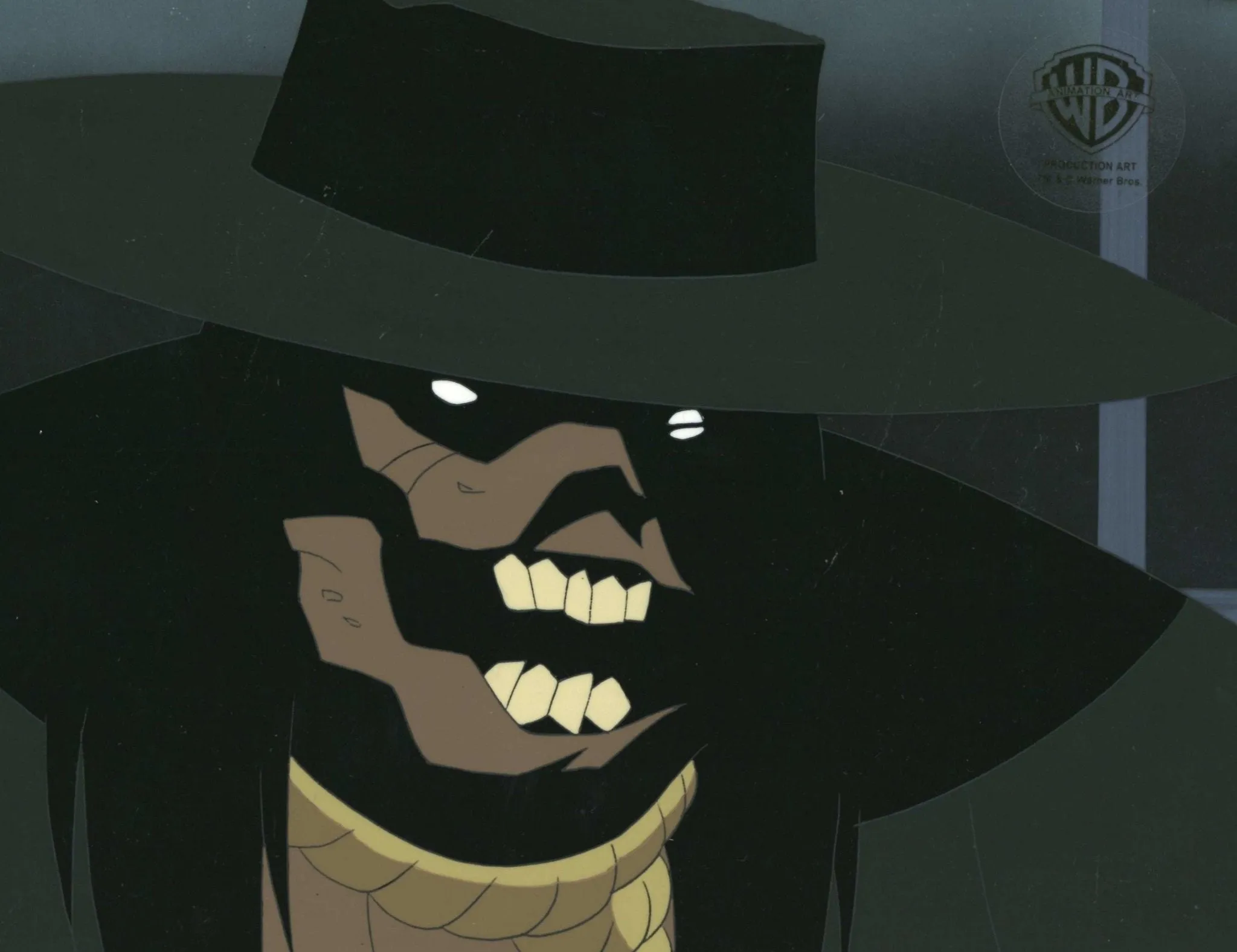 The New Batman Adventures Original Production Cel on Original Background: Scarecrow