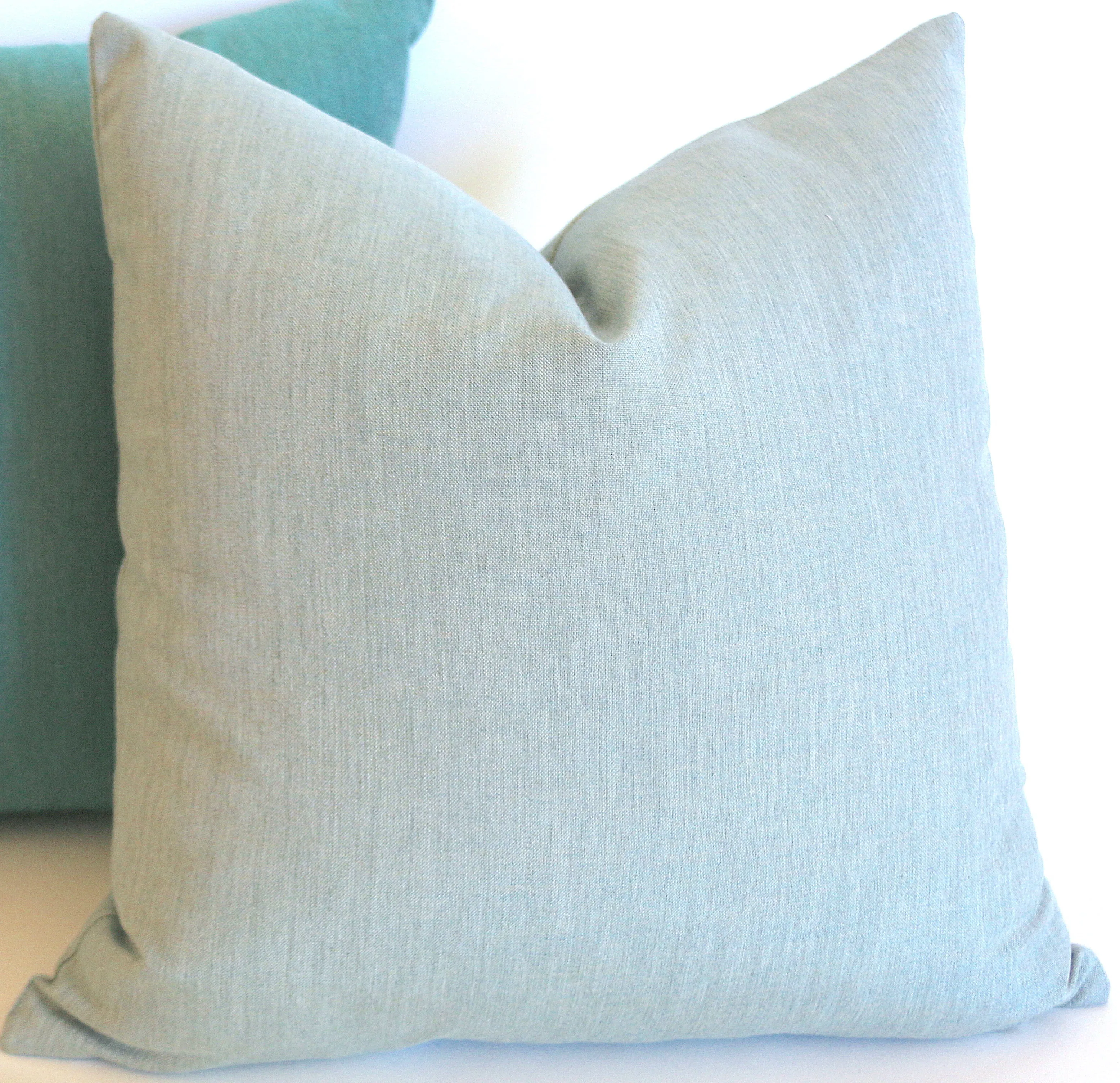 Turquoise Sunbrella Outdoor Pillow cover / Sunbrella Solids