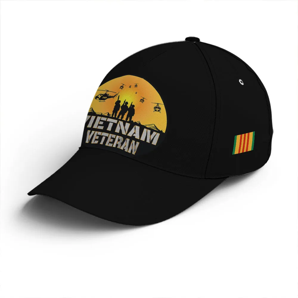 Vietnam Veteran Soldiers Black Baseball Cap Coolspod