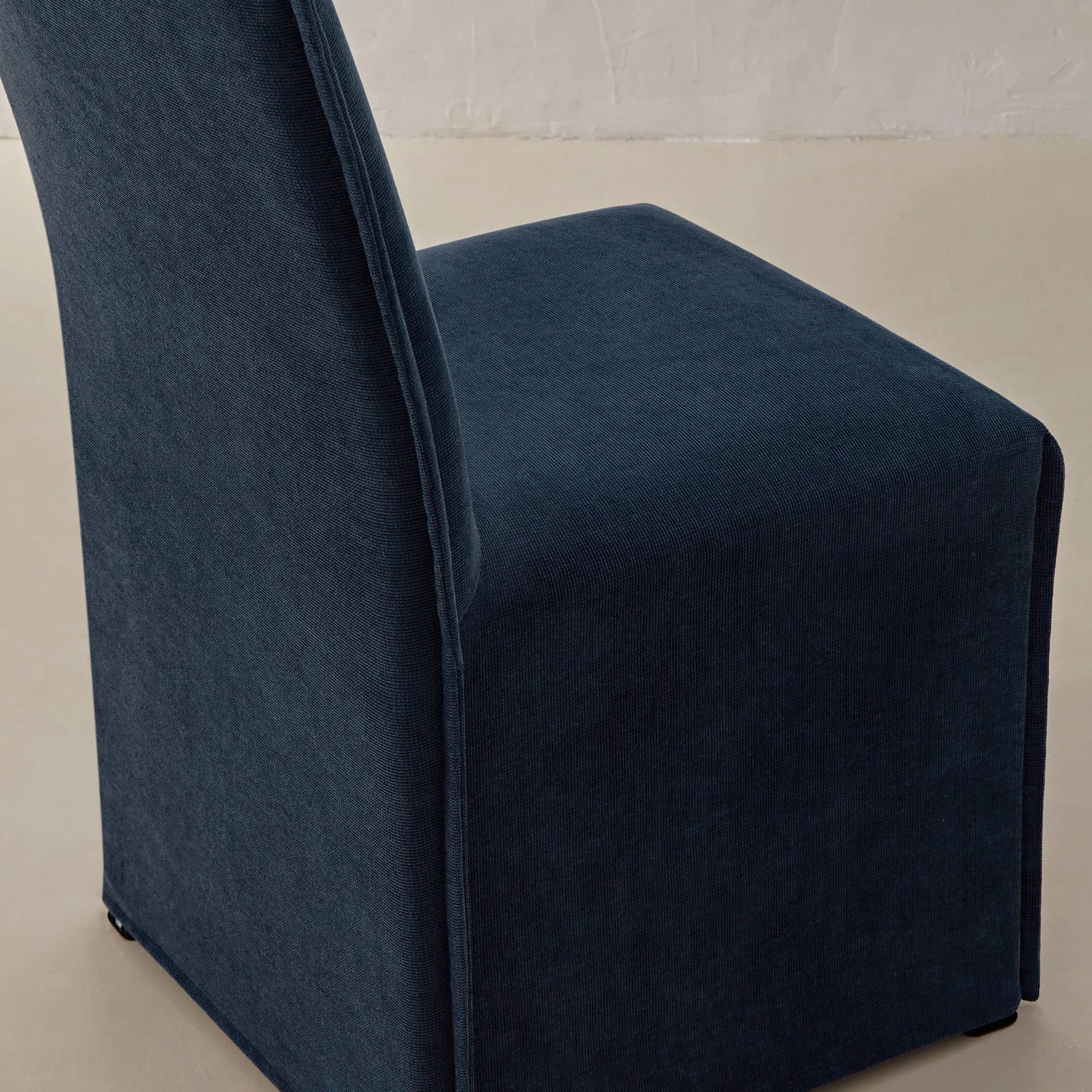 Washable Upholstered Dining Chair | 19” Back Height in Sumi (Set of 2)